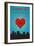 I Love You Pasadena, California-Lantern Press-Framed Art Print