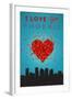 I Love You Phoenix, Arizona-Lantern Press-Framed Art Print