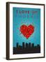 I Love You Phoenix, Arizona-Lantern Press-Framed Art Print