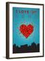 I Love You Reno, Nevada-Lantern Press-Framed Art Print