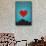 I Love You Rochester, New York-Lantern Press-Framed Stretched Canvas displayed on a wall