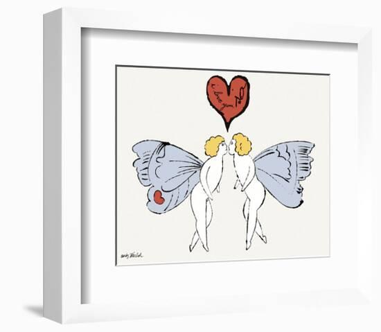 I Love You So, c. 1958 (angel)-Andy Warhol-Framed Art Print