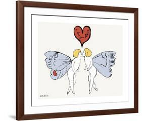 I Love You So, c. 1958 (angel)-Andy Warhol-Framed Giclee Print