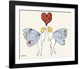 I Love You So, c. 1958 (angel)-Andy Warhol-Framed Art Print