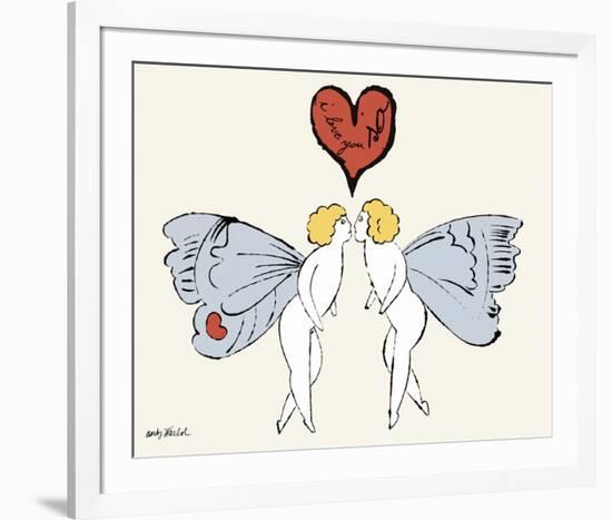 I Love You So, c. 1958 (angel)-Andy Warhol-Framed Art Print