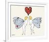 I Love You So, c. 1958 (angel)-Andy Warhol-Framed Art Print