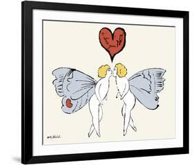 I Love You So, c. 1958 (angel)-Andy Warhol-Framed Art Print