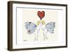 I Love You So, c. 1958 (angel)-Andy Warhol-Framed Art Print