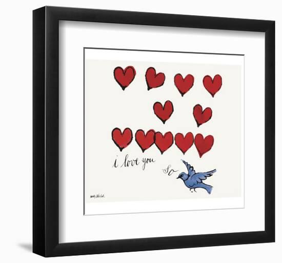 I Love You So, c. 1958-Andy Warhol-Framed Giclee Print