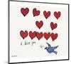 I Love You So, c. 1958-Andy Warhol-Mounted Giclee Print