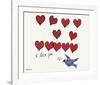 I Love You So, c. 1958-Andy Warhol-Framed Giclee Print