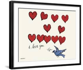 I Love You So, c. 1958-Andy Warhol-Framed Art Print