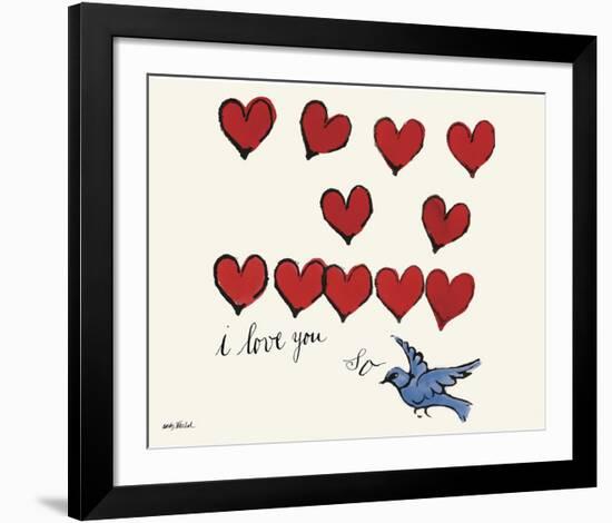 I Love You So, c. 1958-Andy Warhol-Framed Art Print