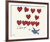 I Love You So, c. 1958-Andy Warhol-Framed Art Print