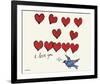 I Love You So, c. 1958-Andy Warhol-Framed Art Print