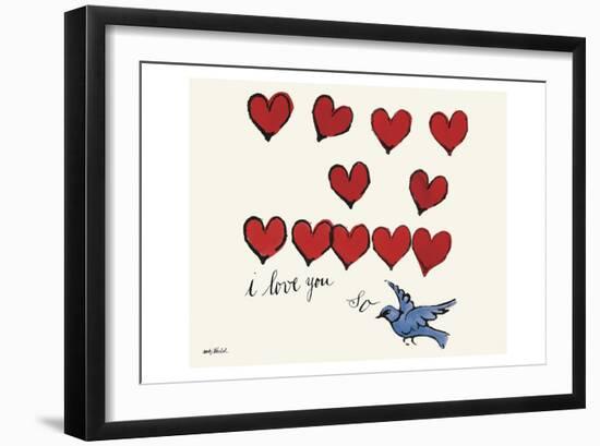 I Love You So, c. 1958-Andy Warhol-Framed Art Print