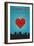 I Love You Syracuse, New York-Lantern Press-Framed Art Print