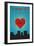 I Love You Tempe, Arizona-Lantern Press-Framed Art Print