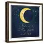 I Love You to the Moon 1-Kimberly Glover-Framed Giclee Print