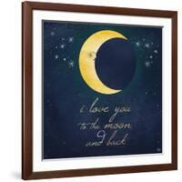 I Love You to the Moon 2-Kimberly Glover-Framed Giclee Print