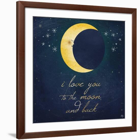 I Love You to the Moon 2-Kimberly Glover-Framed Giclee Print