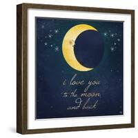 I Love You to the Moon 2-Kimberly Glover-Framed Giclee Print