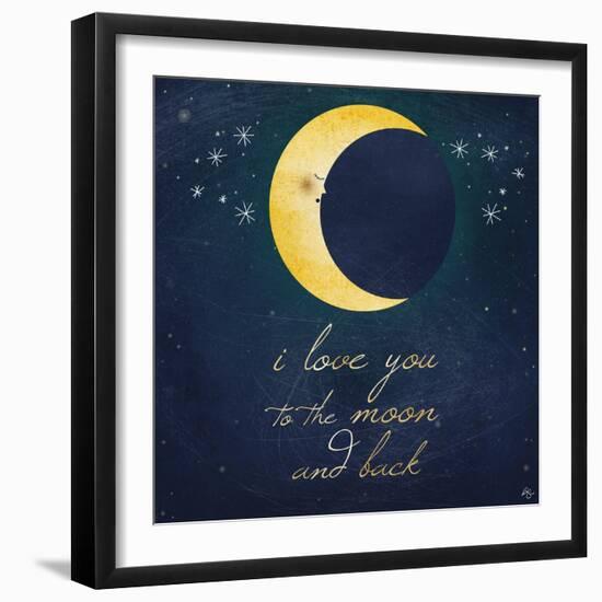 I Love You to the Moon 2-Kimberly Glover-Framed Giclee Print