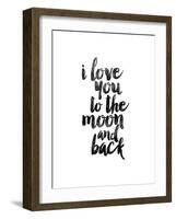 I Love You to the Moon and Back-Brett Wilson-Framed Art Print