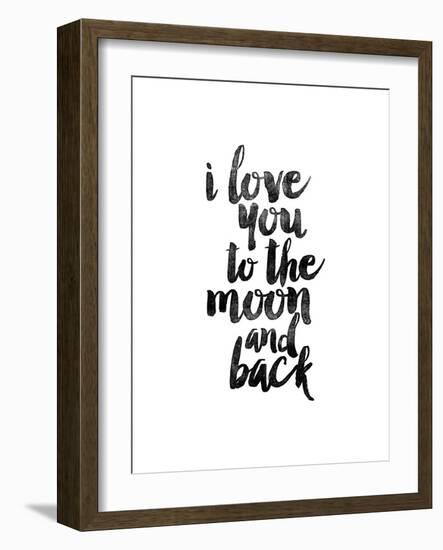 I Love You to the Moon and Back-Brett Wilson-Framed Art Print