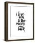 I Love You to the Moon and Back-Brett Wilson-Framed Art Print