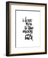 I Love You to the Moon and Back-Brett Wilson-Framed Art Print