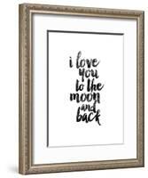 I Love You to the Moon and Back-Brett Wilson-Framed Art Print