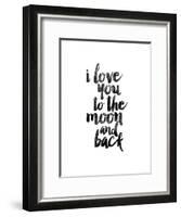 I Love You to the Moon and Back-Brett Wilson-Framed Art Print