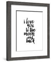 I Love You to the Moon and Back-Brett Wilson-Framed Art Print