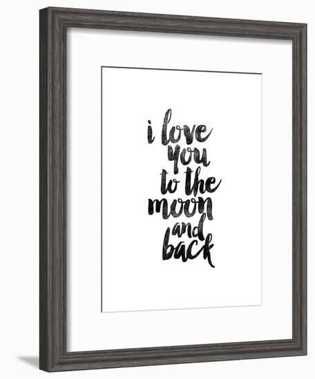 I Love You to the Moon and Back-Brett Wilson-Framed Art Print