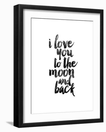 I Love You to the Moon and Back-Brett Wilson-Framed Art Print