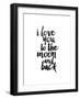 I Love You to the Moon and Back-Brett Wilson-Framed Art Print