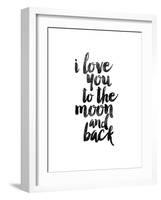 I Love You to the Moon and Back-Brett Wilson-Framed Art Print