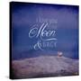 I Love you to the Moon-Kimberly Glover-Stretched Canvas