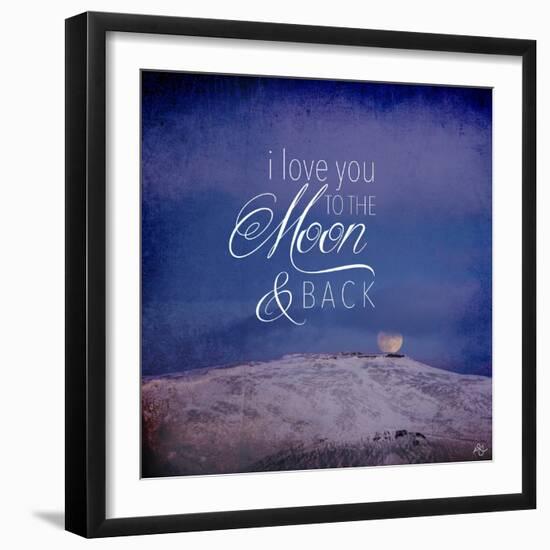 I Love you to the Moon-Kimberly Glover-Framed Giclee Print
