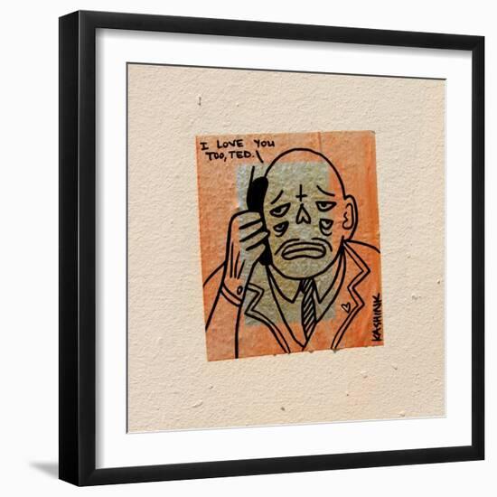 I love you too, Ted-KASHINK-Framed Art Print