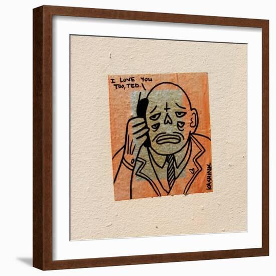 I love you too, Ted-KASHINK-Framed Art Print