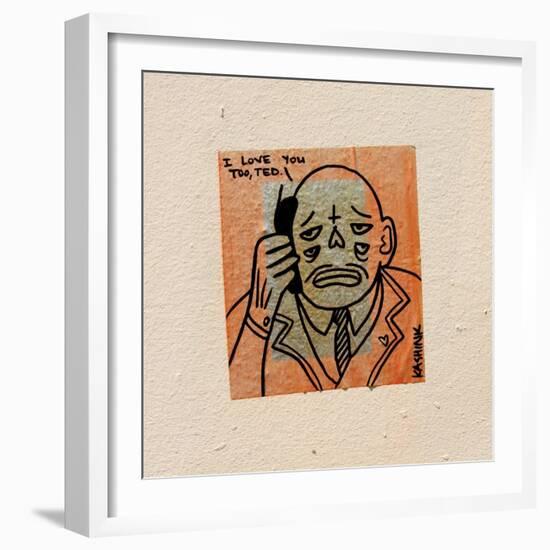 I love you too, Ted-KASHINK-Framed Art Print