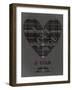 I Love You & Your Mustache-Tina Lavoie-Framed Giclee Print