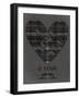 I Love You & Your Mustache-Tina Lavoie-Framed Giclee Print