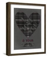 I Love You & Your Mustache-Tina Lavoie-Framed Giclee Print