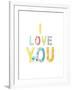 I Love You-Kindred Sol Collective-Framed Art Print