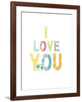 I Love You-Kindred Sol Collective-Framed Art Print