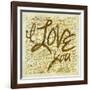 I love you-PI Studio-Framed Art Print