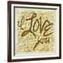 I love you-PI Studio-Framed Art Print